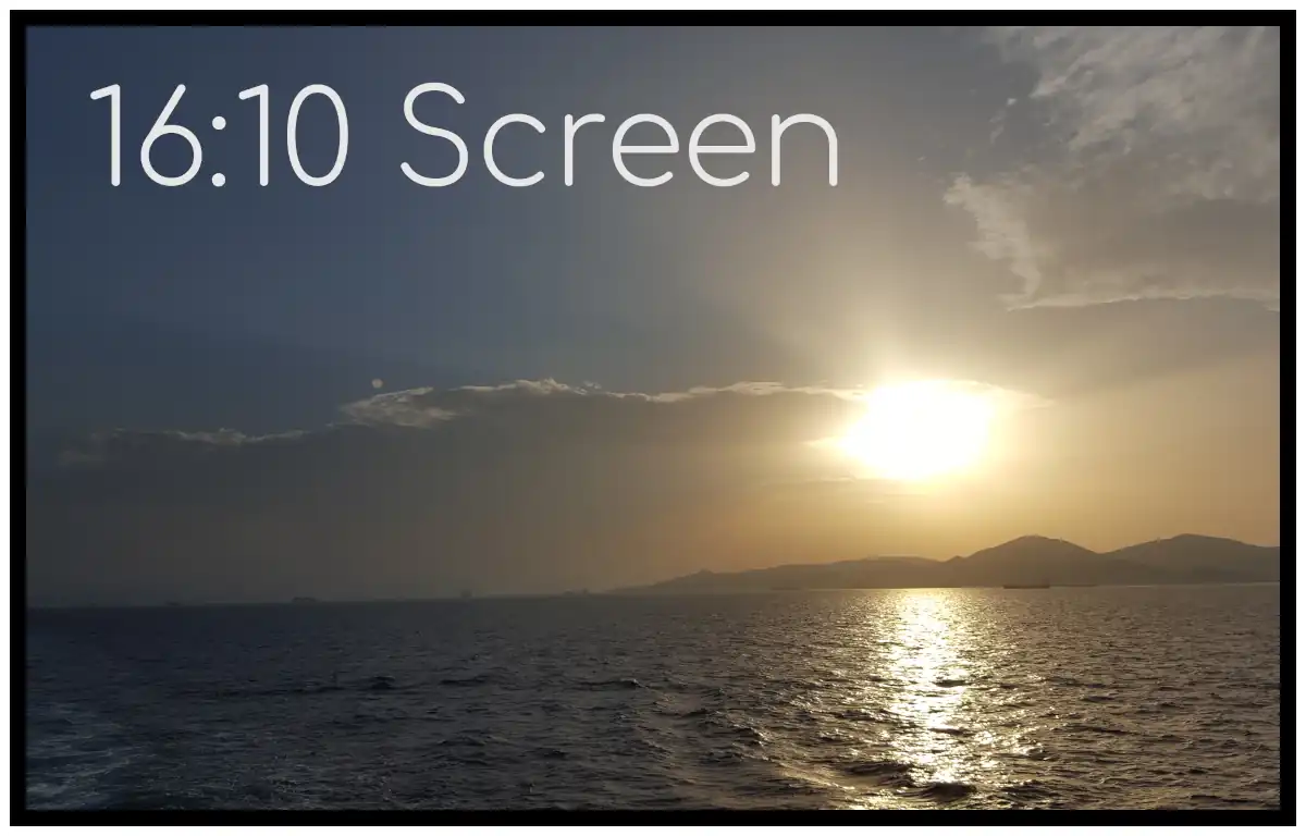 16:10 projector screen